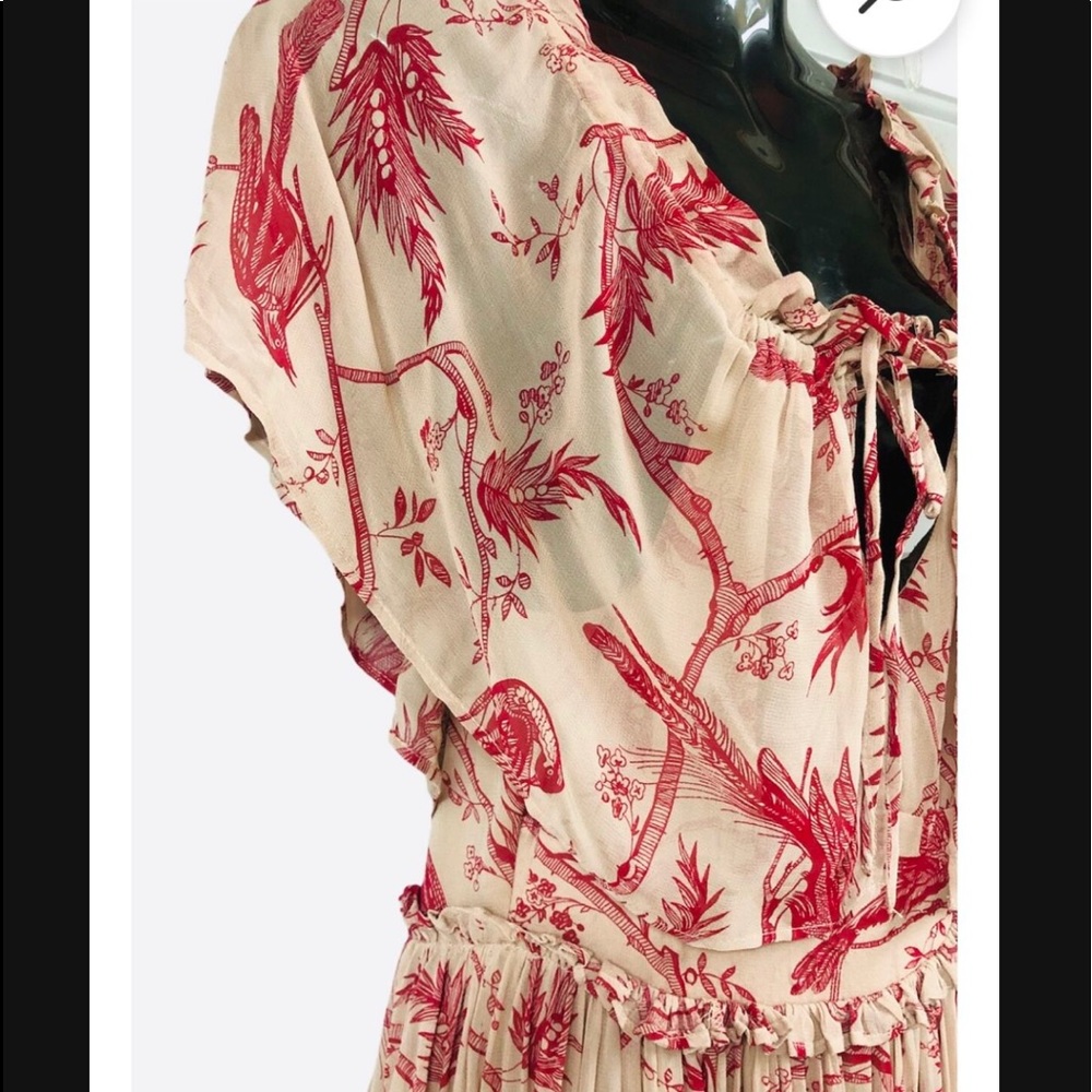 ASOS bird maxi dress